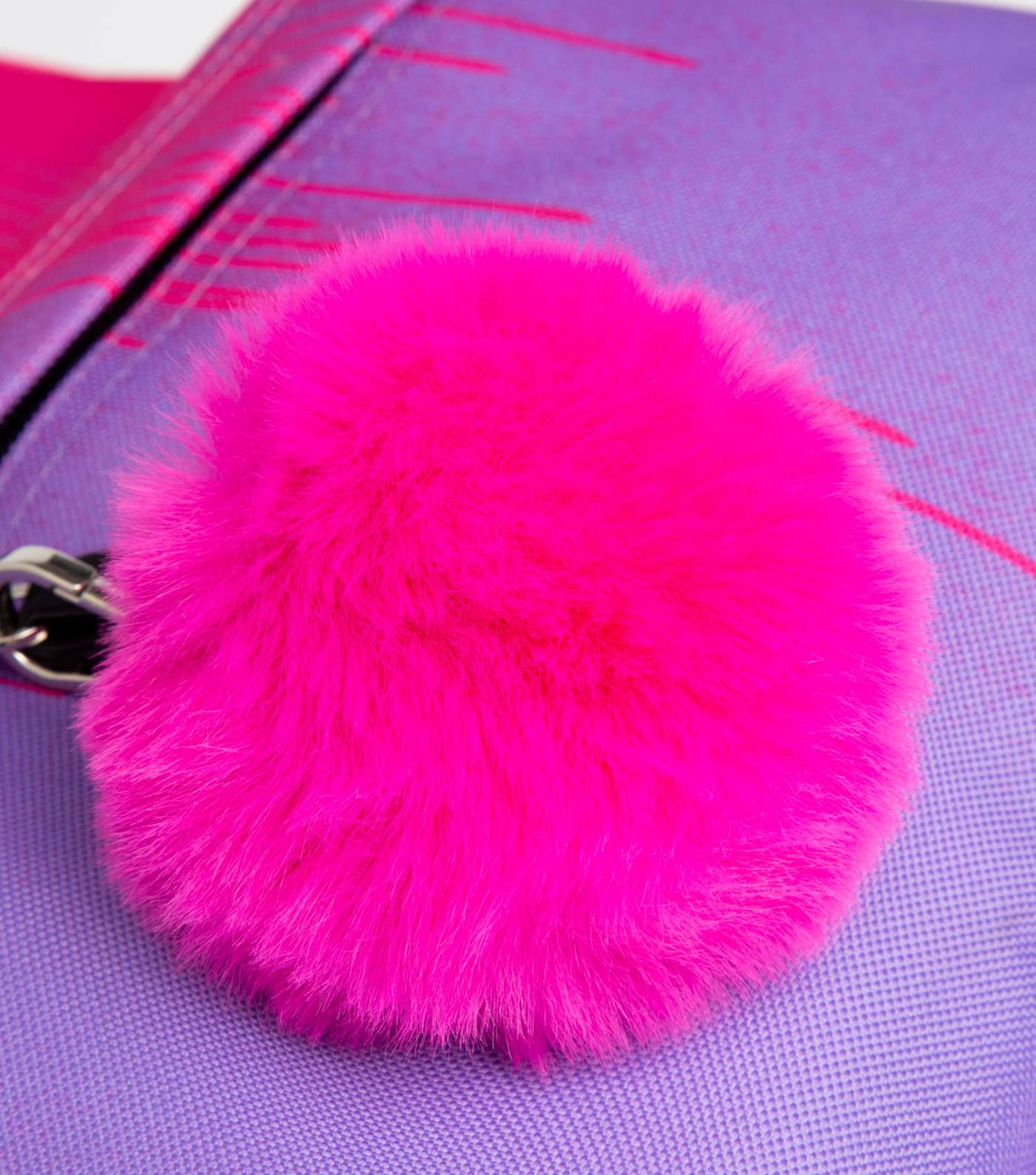HYPE KIDS Pink Drip Pom Pom Backpack Image 3