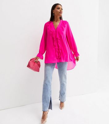 new look blouses pink