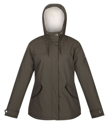 Regatta Khaki Faux Fur Lined Hooded 