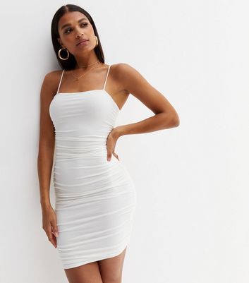 White dress bodycon mini new arrivals