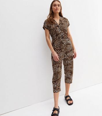 new look leopard print jumpsuit