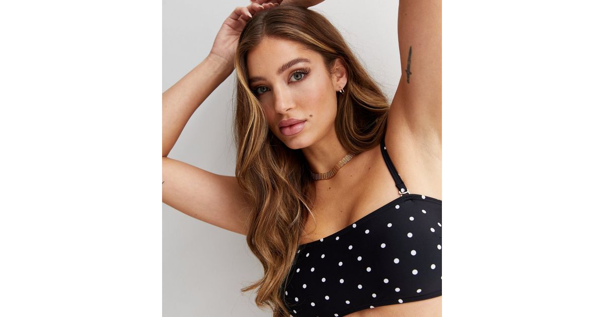 Summer Glow Haut de maillot de bain Bandeau souple Black Sand