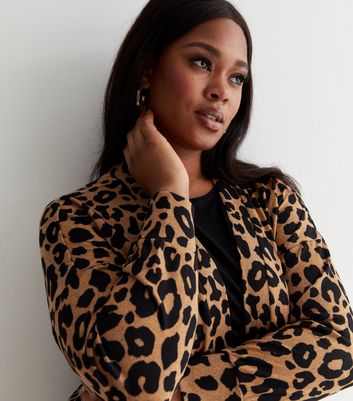 Vero Moda Curves Black Leopard Print 
