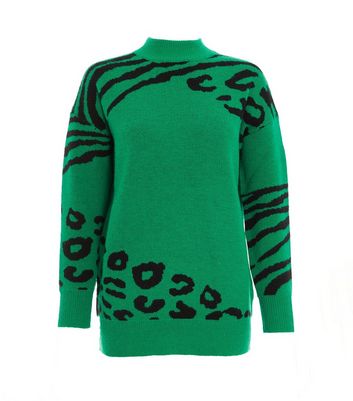 Quiz leopard clearance print jumper