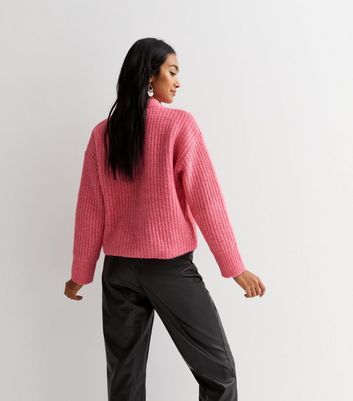 Ladies bright hot sale pink jumper