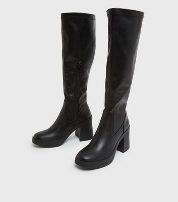 New look shop boots knee high