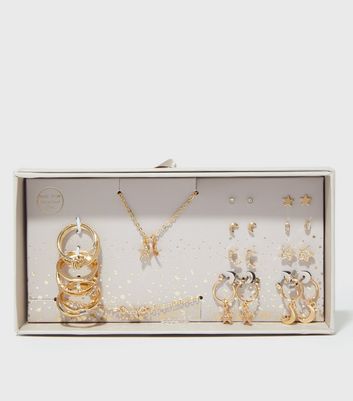 Gold Star and Moon Jewellery Gift Set