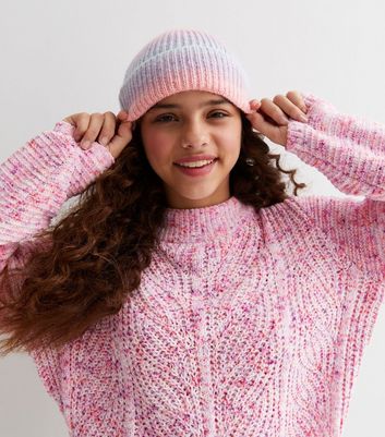 Name It Mid Pink Chunky Knit Jumper New Look