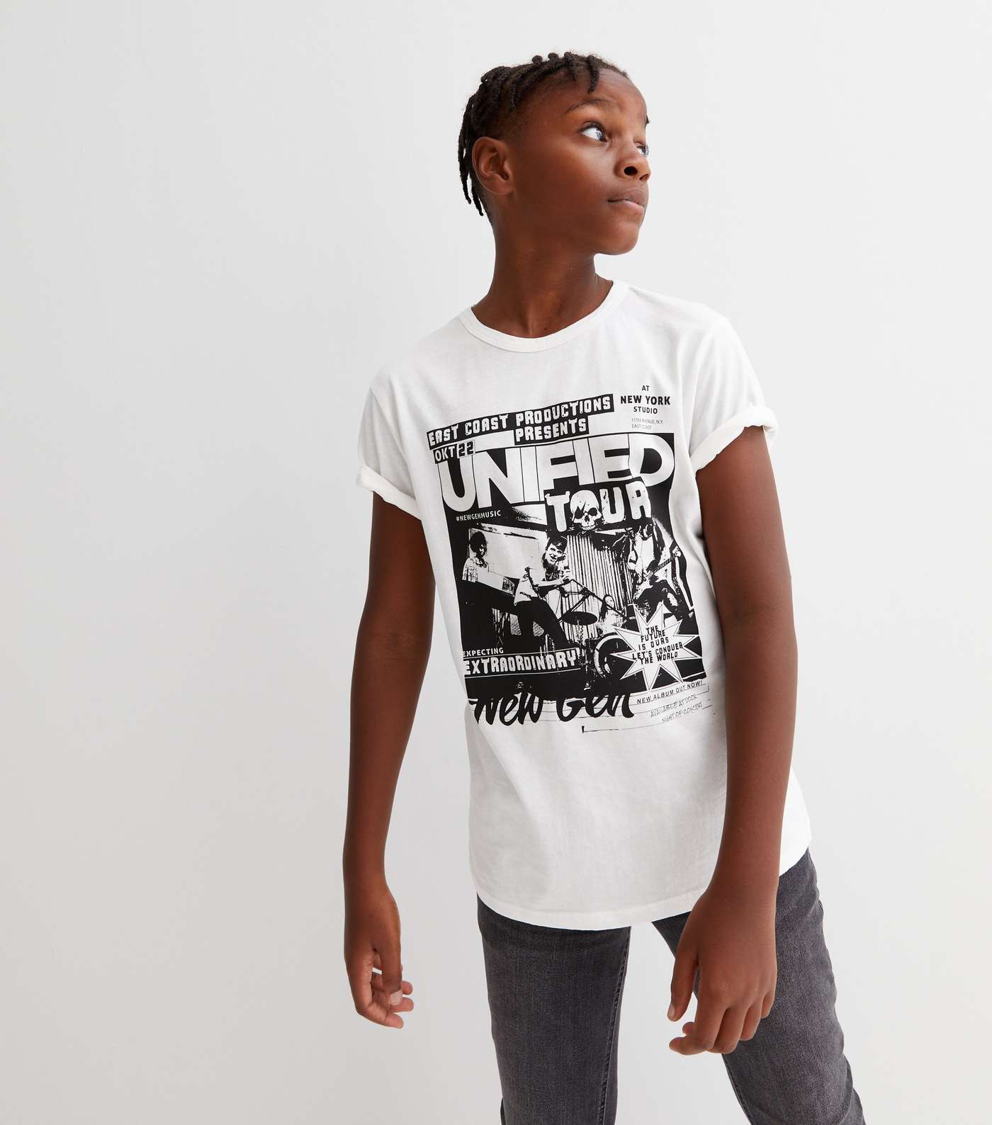 KIDS ONLY White Unified Logo T-Shirt Image 2