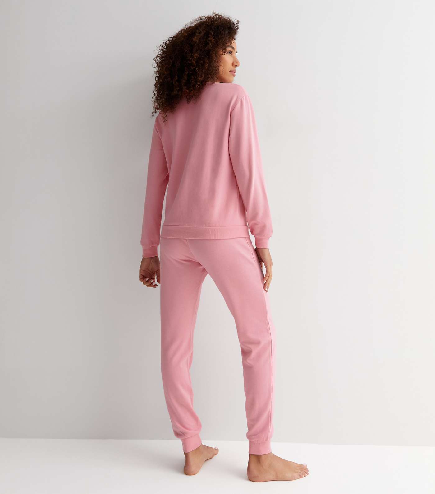 Mid Pink Lounging Logo Lounge Sweatshirt Image 4