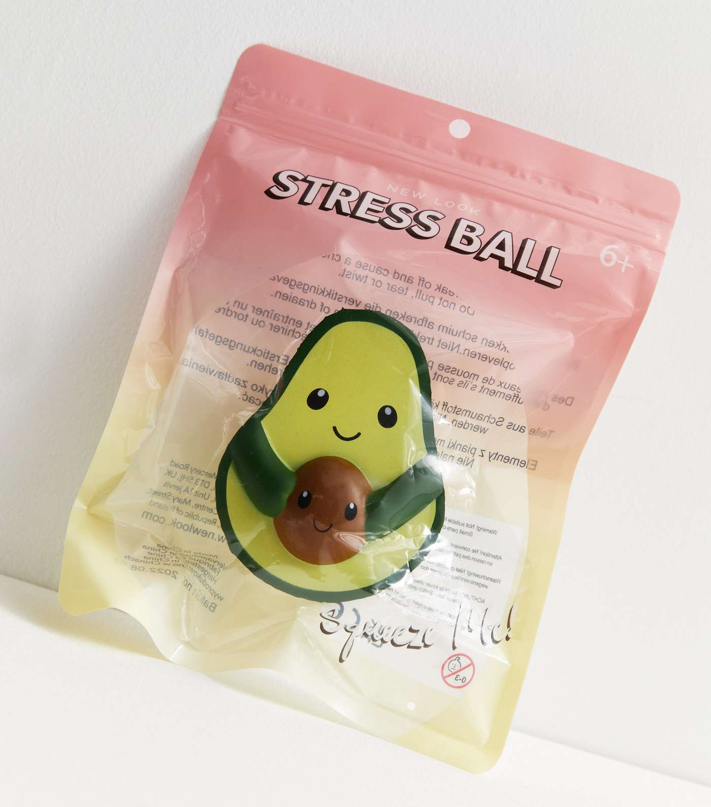 Green Avocado Pip Stress Ball Image 2