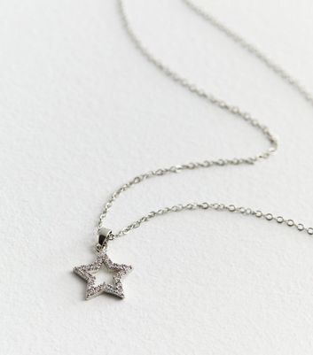 new look star necklace