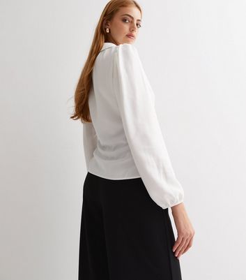 Off white hotsell long sleeve blouse