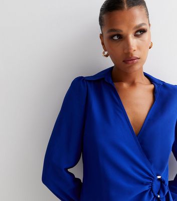 Royal blue sale dress tops