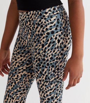 Girls leopard print trousers sale