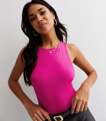 New look pink bodysuit online