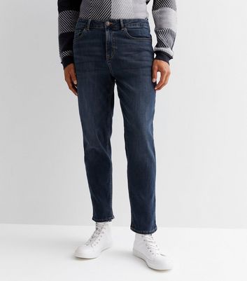 Indigo Tapered Slim Fit Jeans | New Look