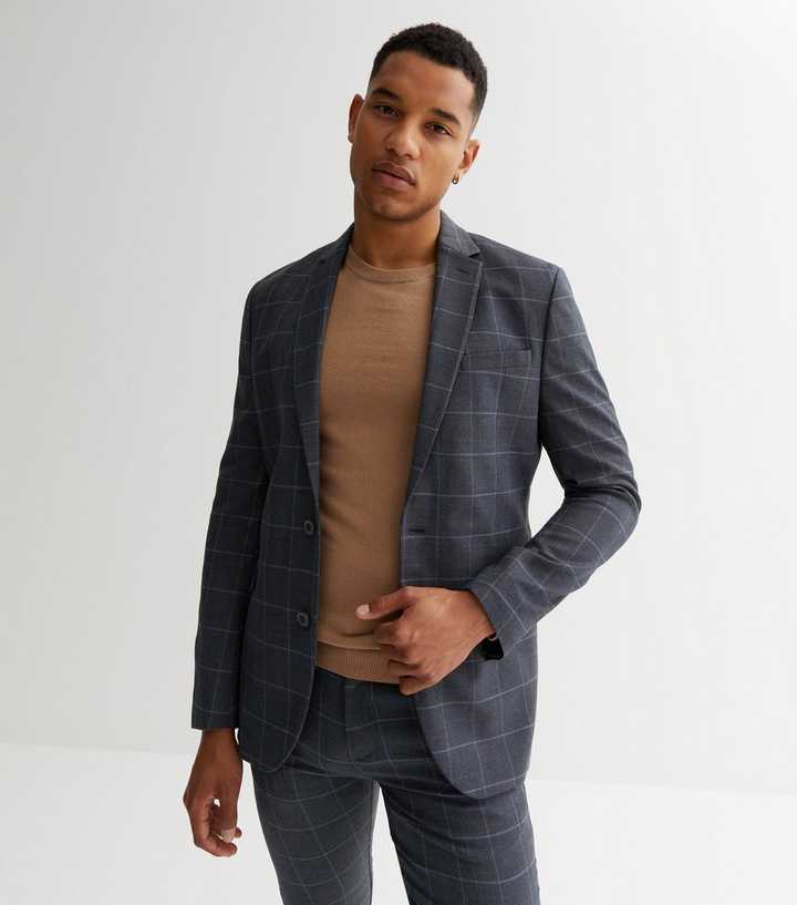 Asos New Look Checkered Shirt New Look Cord Check Shirt In Black