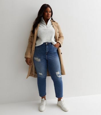 THE HANNAH JEANS (MID BLUE) - GLOWNY