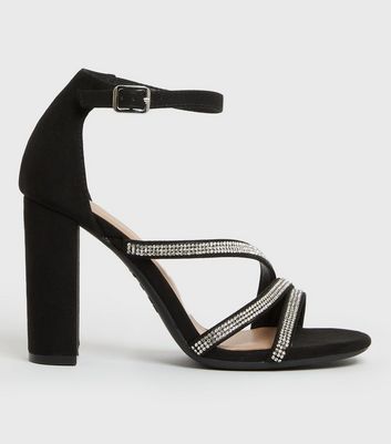 New Look Wide Fit Heels Black - Size 3 | eBay