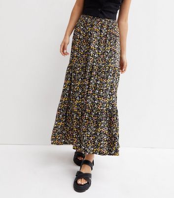 New look floral maxi sale skirt