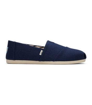 Toms sales navy canvas