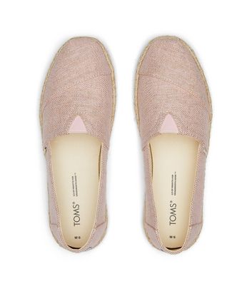 Toms pink 2024 sparkle shoes