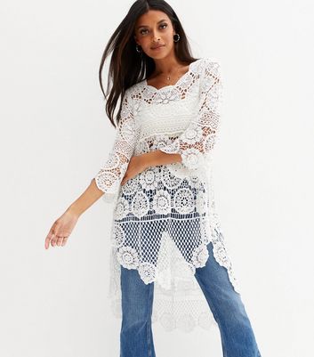 Crochet dip fashion hem