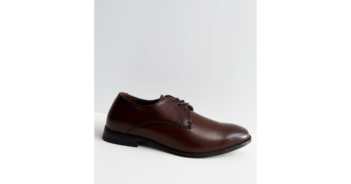 Warren Leather Derby Shoes Brown main image 0
