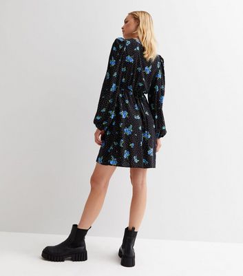 Elderberry print outlet dobby dress