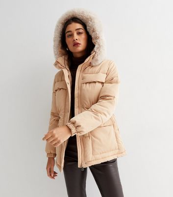 Cameo rose clearance puffer jacket