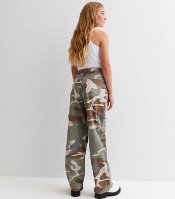 Girls camouflage clearance trousers