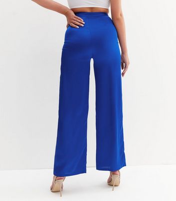 Royal blue shop straight leg pants