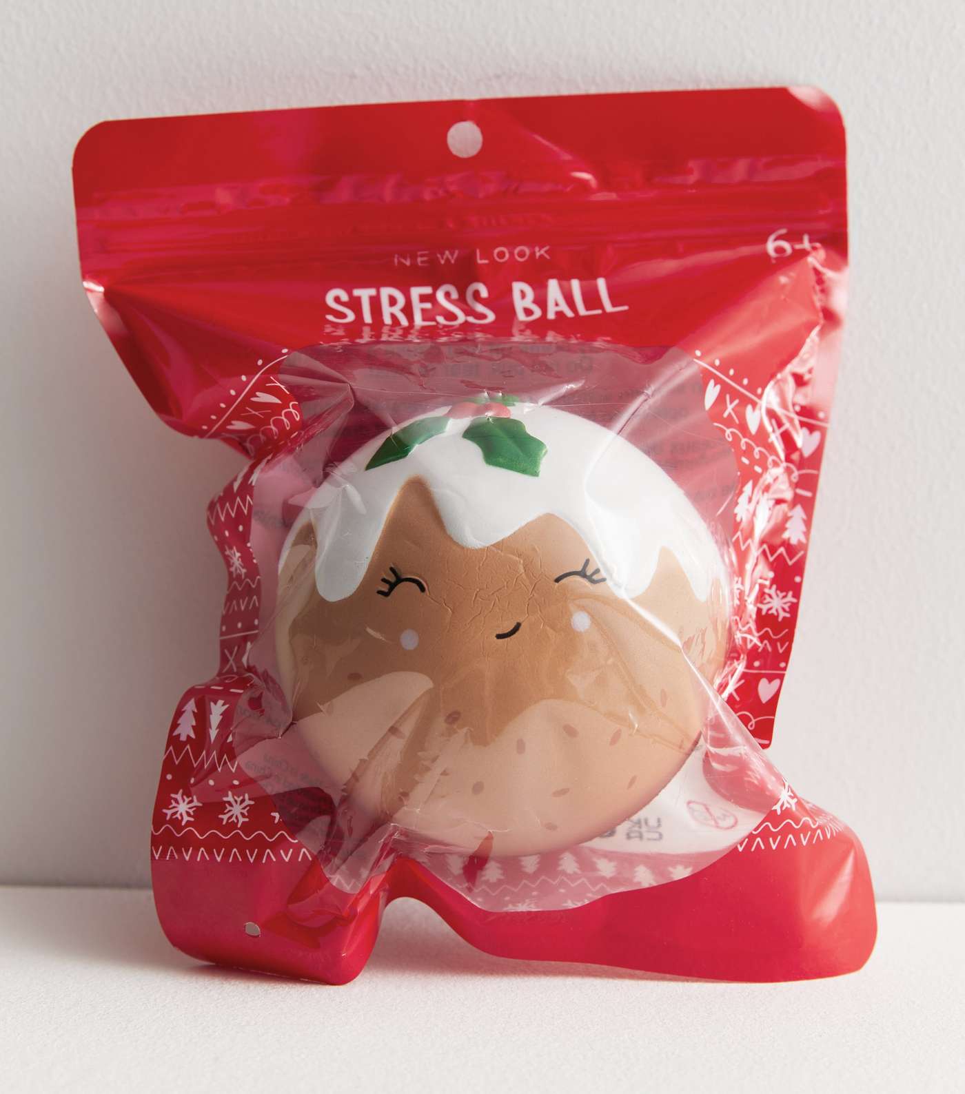 Brown Christmas Pudding Stress Ball Image 3