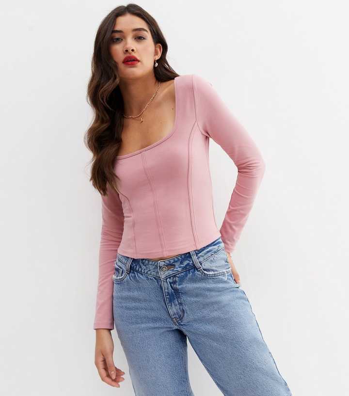 https://media2.newlookassets.com/i/newlook/843230976/womens/clothing/tops/bright-pink-scoop-neck-long-sleeve-corset-top.jpg?strip=true&qlt=50&w=720