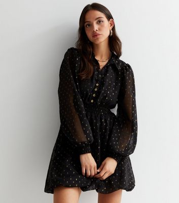 Topshop spot hot sale shirt dress