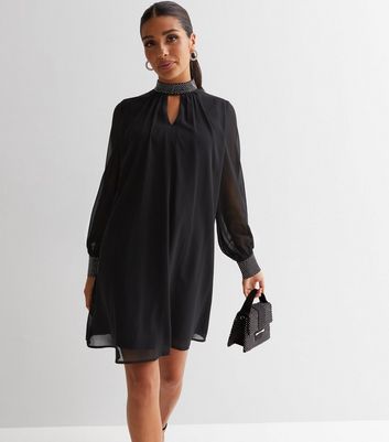 New look shop black shift dress