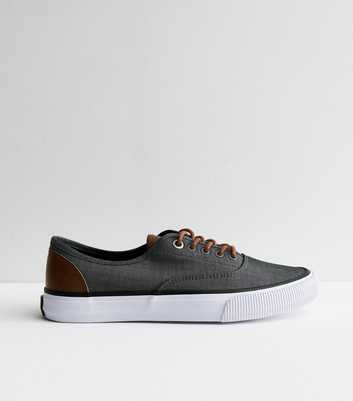 Jack & Jones Grey Marl Canvas Chunky Trainers
