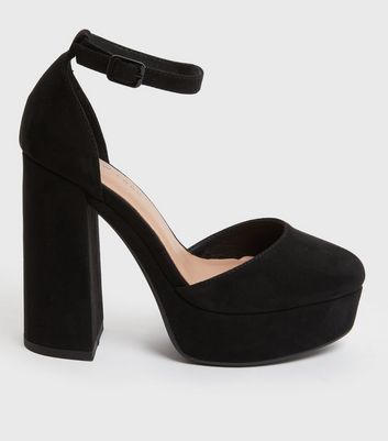 Catwalk) Ladies Black Chunky Heeled Sandals in Black | DEICHMANN