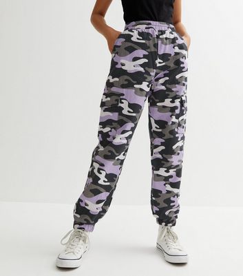 New look girls camo trousers hotsell