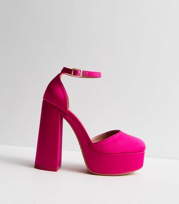 Pink flip flop discount heels