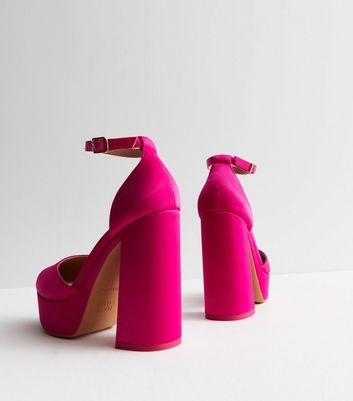 New look hot sale hot pink shoes