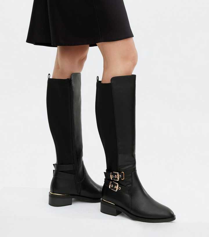 new look wide calf boots