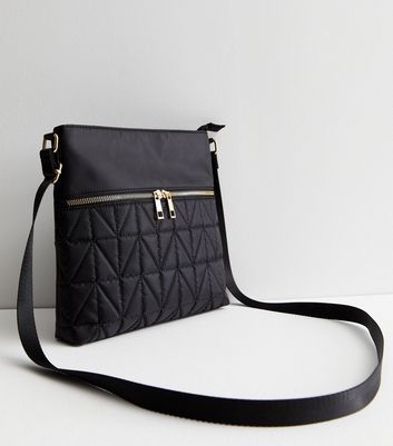 New look black hot sale cross body bag