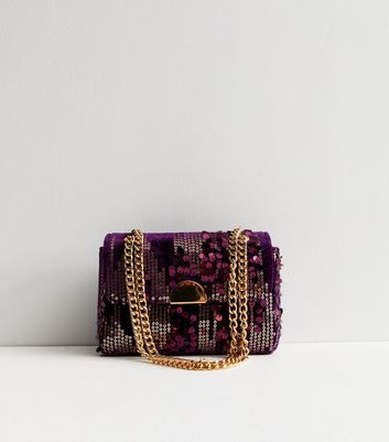 New look sale purple bag