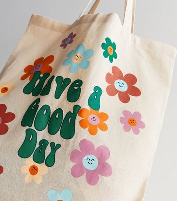 Be Nice or Go Away Tote Bag – Naughty Florals