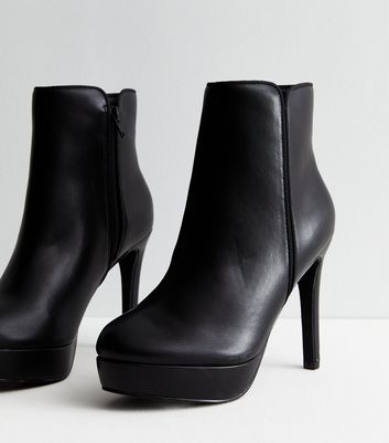 Cheap Fashion Black Platform Boots Women Zipper Autumn High Heels Shoes  Lace Up Ankle Boots Russian Shoes | Joom