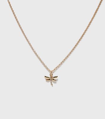 Dragonfly Pendant Necklace 