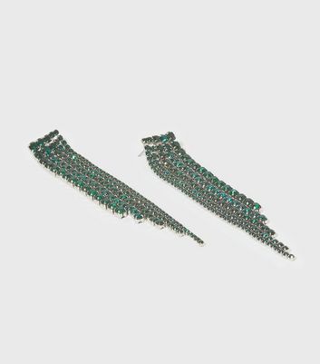 New look clearance green earrings