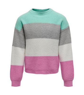 KIDS ONLY Pink Stripe Chunky Knit 